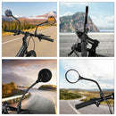 Bicycle Adjustable Handlebar Convex Rear View Mirrors Bike Rearview Mirror