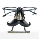 Iron Nose and Beard Shaped Eyewear Display Bracket Keeping Your Glasses Safe