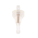 10 Pieces Clear Motorcycle Inline Gas Fuel Filter for 1/4'' 6mm Line Hose