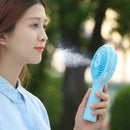 Mini USB Portable Rechargeable Hand Held Air Conditioner Summer Cooler Fan Blue