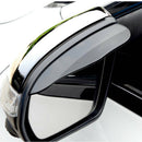 2PCS Rear View Side Mirror Visor Sun Rain Guard Protect Auto Accessories Black