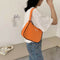 Women Travel Handbags Tote Ladies Nylon Shoulder Zip Shopping Bag (Orange)
