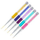 5 Pieces Nail Brushes for Nail Art Nail Design Brush Nail Art Pens Nail Art V6D1