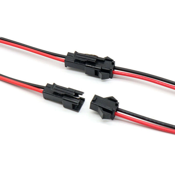 10 Pair JST Plug Connector 2 Pins Male Female JST Connector Plug with Cable Wire
