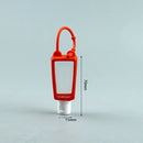 30ML Portable Empty Refillable Bottle Keyring Travel Sanitizer Holders Silicone