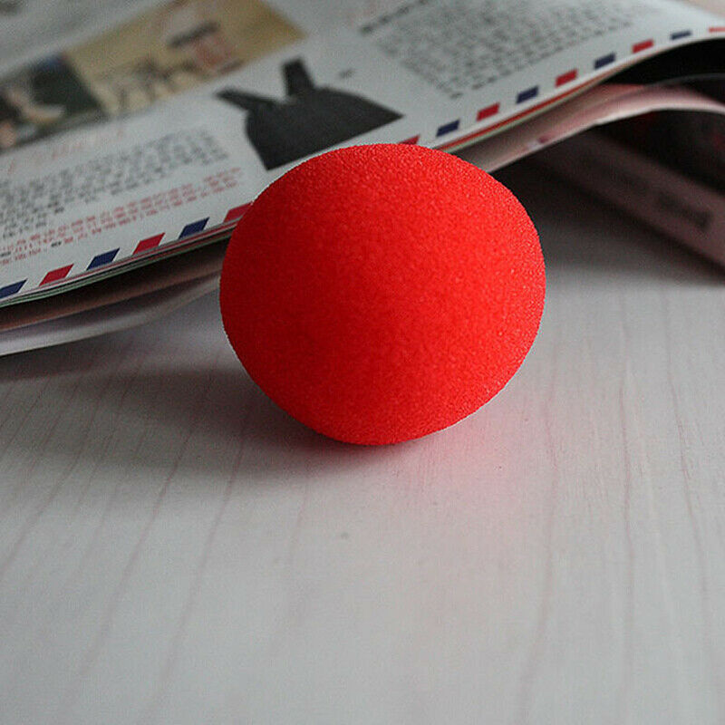 Soft-Sponge Red Balls Close-Up Magic Street Party Trick Magician Prop Ne JNH