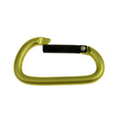 4pcs D Shape Carabiner Spring Snap Clip Hook Keychain Keyring Hiking Outdoor