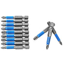 6x/Set Magnetic Nonslip Screwdriver Bit Set PH1 PH2 PH3 PZ1 PZ2 PZ3 Impact Drill