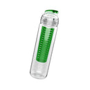 24oz Sport Gym Mug Fruit Infuser Water Drinking Bottle With Spout,Green