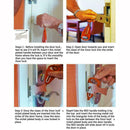 Convenient Instant Security Door Buckle Lock Home Security Locks Tool D4Q5