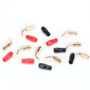 8PCS 2MM Audio Speaker Cable Pin Plug Banana Connector Screw For Hifi