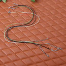 5 Color 100pcs 2mm Round Leather Cord Necklace Lobster Clasp