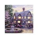 Garden Lake House Picture Cross Stitch Diamond Needlework Gift New Embroide A2E2