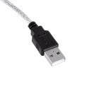 USB IN-OUT MIDI Interface Cable Converter PC to Music Keyboard Adapter Cord ME