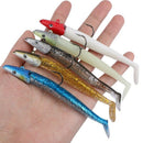 Lead Head Jigs Soft Fishing Lures with Hook Sinking Swim baits for Saltwate