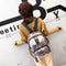 Glitter Backpack Women Sequin Travel Shoulder Bags Girls School Bags (Pink)