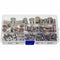 150PCS Plated Carbon Steel Rivet Nut M3 M4 M5 M6 M8 M10 M12 Flat Head Threa