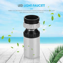 Rotary Temperature LED Light Water Faucet RGB Glowing Home Kitchen Supplies