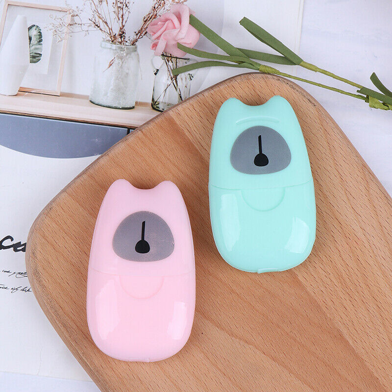 50pcs Portable Disposable Hand Soap Paper Travel Hand Washing Scented TraveY Ew