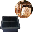 Silicone Ice Cube Square jumbo king Size Big Black Mould Large Mold TrayB Bj