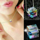 Fashion Charm Jewelry Crystal Pendant Chain Chunky Choker Necklace 1pc Stat F5J9
