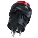 2 Pcs 4 Terminals Red LED Lamp Momentary Push Button Switch DC 3V F7C3