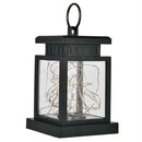 Solar Powered Lantern Hanging LED Light Waterproof Outdoor Landscape Lamp Garden