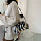 Leather Cloud Crossbody Bag Women Animal Pattern Chain Shoulder Handbag (3)
