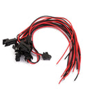 5Pairs SM-2P 2.54 Connector plug Female & Male with Wires Lead Cables 24AWG