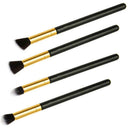 4pcs Pro Foundation Blush Blending Eyeshadow Makeup Brush Cosmetics Small