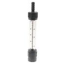 Water Liquid Flow Measuring Tube Rotameter Flowmeter 0.2-1GPM Grey+ Clear