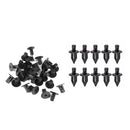 New 50 Pieces Rivet Clip Retainers Nylon + 30 Pieces Fender Rivet Fastener Clips