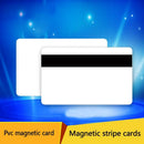 10pcs PVC PLASTIC BLANK WHITE CREDIT CARD 30 MIL With Loco Magnetic_Stripe C7H1