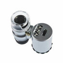 Mini illuminated jeweler's loupe 60x