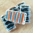 8x Stainless Steel Safety Sharp 5-Layer Blade Head Replacement for Shaving Razor