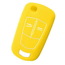 2/3 Button Silicone Remote Key Cover Case For VAUXHALL OPEL CORSA ASTRA Yel
