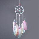 Wind Chimes Dream Catcher Handmade Gifts Dreamcatcher Feather Pendant Creat X2E4