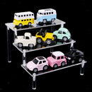 Figures Display Stand Rack Acrylic 3 Tier Clear for Home Shop Showcase