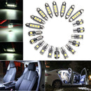 20x White Car Interior LED Light Bulb For BMW 5 Series E39 525i 530i M SRW