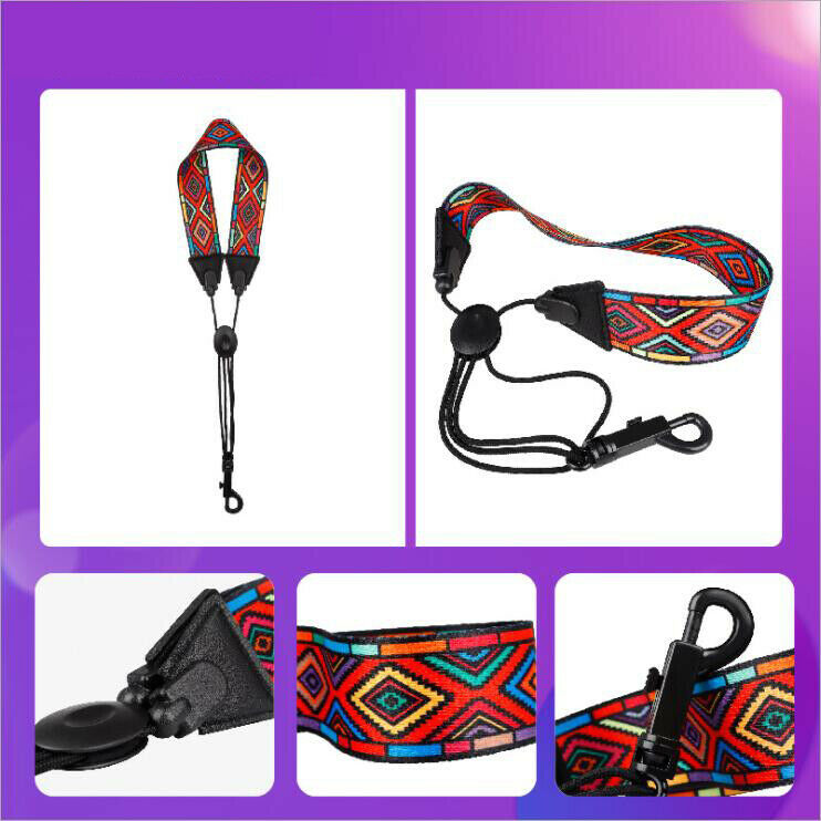 Saxophone Neck Strap with Snap Hook Sax Harness for Alto / Tenor / Soprano