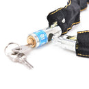 1pc Reinforced Metal Heavy Motorbike Motorcycle Bicycle Chain Lock With Keys Bj