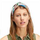 6pcs Girl Printed Knotted Headband Elastic Headwear Hairdress Women Hair Jewelry