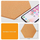 Cork Board Tiles 8 Pack With Full Sticky Back,Mini Wall Bulletin Boards,Pin