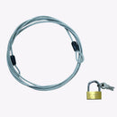 2x70cm Car Cover Cable & Lock Steel  Anti-Theft Copper Lock for Motocycle Bike