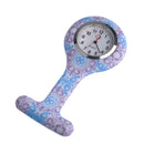 Retro Style Medical Silicone Tunic Nurses Quartz Watch Brooches Pin Watches