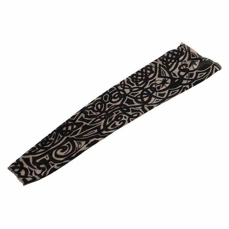 2 x Tribal Loop Sun Protection Temporary Tattoo Arm Sleeves Oversleeve I9A1