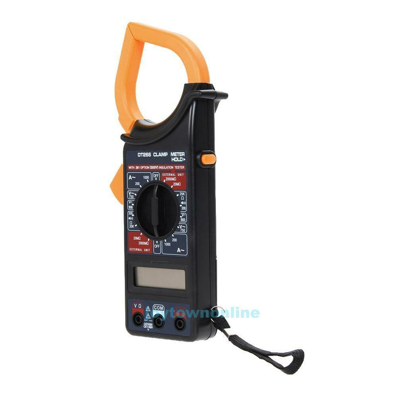 Digital Clamp Meter Multimeter Voltmeter Ammeter Ohmmeter Volt AC DC Tester Tool