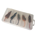 5pcs Artificial Rubber Mouse Rats Soft Fishing Lures Baits Bass Snakehead