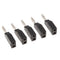 Black 4mm Banana Plugs, Closed Screw Type for Musical Audio Speaker Cable Wire