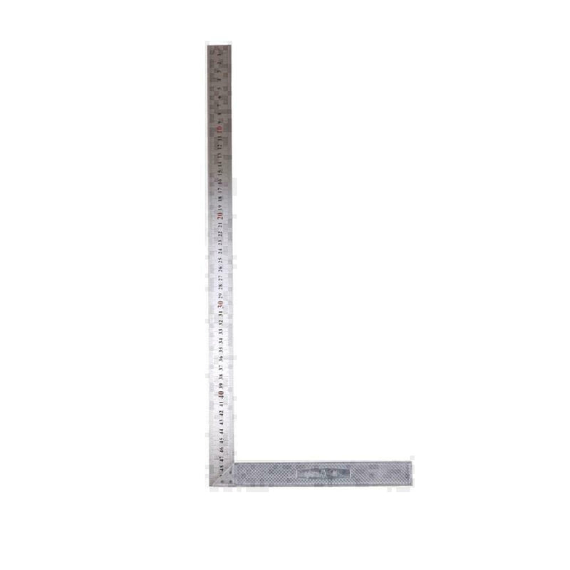 Stainless Steel L-Square Angle Ruler Woodworking Measuring Rulers Tools C2I Q9T8